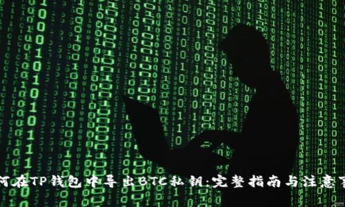 如何在TP钱包中导出BTC私钥:完整指南与注意事项
